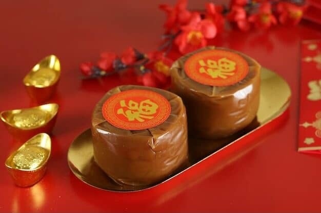 Kue keranjang makanan khas Imlek