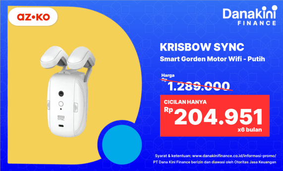 KRISBOW SYNC Smart Gorden Motor Wifi, smart home, smart device, pembuka tirai otomatis