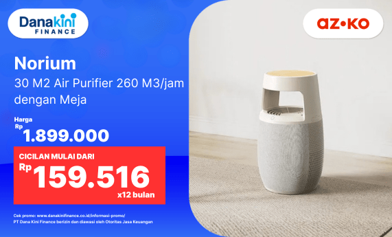 Norium 30 M2 Air Purifier 260 M3/jam dengan Meja dari AZKO