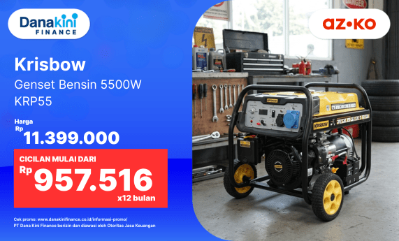 Krisbow Genset Bensin 5500 W Krp55 dari AZKO