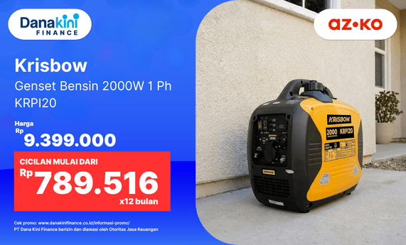Krisbow Genset Bensin 2000W 1 Ph Krpi20 dari AZKO