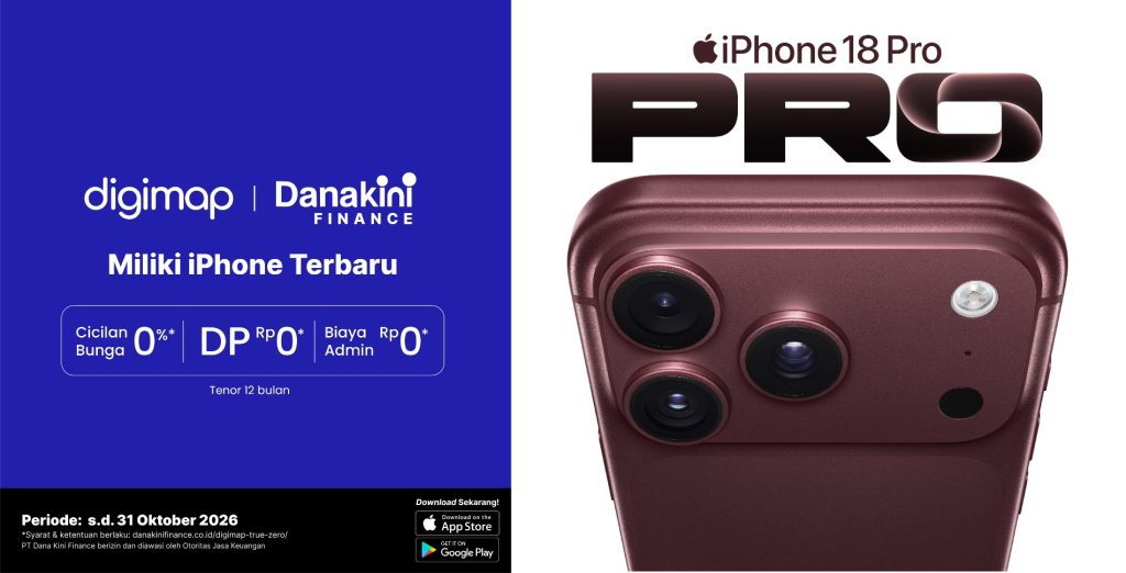 iPhone 18 Pro iPhone 18 Pro Max Pre-Order iPhone 18 Pro Pre-Order iPhone 18 Pro Max promo Apple promo iPhone cicilan iPhone murah cicilan iPhone bunga 0% promo true zero promo digimap promo cicilan